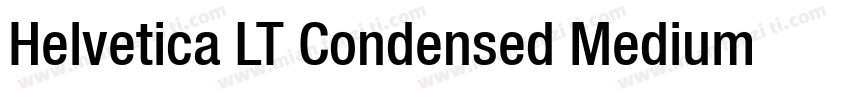 Helvetica LT Condensed Medium (True字体转换